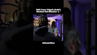 DDG Tours Trippie Redd’sBlacked Out Mansion 🏡🖤