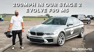 Hitting 200MPH in our Stage 2 F90 M5 at VMAX200