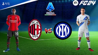 FC 24 - AC Milan vs Inter Milan | Serie A 23/24 Full Match | PS5™ [4K60]
