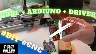 Jak skonfigurować GRBL i ARDUINO ? Wgrywamy GRBL ! Zewnętrzny driver zamiast CNC SHIELD ! #DIY #cnc