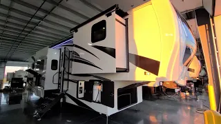 2023 Riverstone Reserve 3950FWK Front Kitchen Luxury Fifth Wheel at Couchs RV Nation - RV Tours