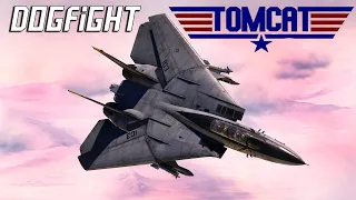 DCS: F-14 Tomcat Dogfight Vs F/A-18C Hornet