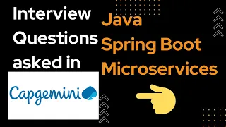 Real Capgemini java spring boot Interview Questions