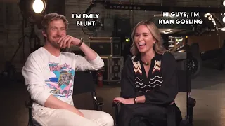 Ryan Gosling and Emily Blunt being Ryan and Emily for 8 minutes