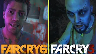 Far Cry 6 vs Far Cry 3 - Killing Vaas Scene / Vaas Death Scene Comparison