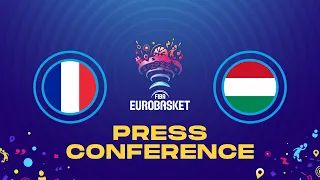 France v Hungary - Press Conference | FIBA EuroBasket 2022