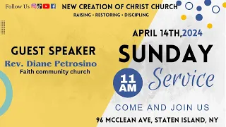 SUNDAY SERVICE II PASTOR ROBINSON II NEW CREATION OF CHRIST CHURCH II APRIL 14, 2024