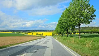 Beautiful Spring Vibes In Germany 🇩🇪  ( Strahwalde ) Most Beautiful Village In Germany | 4k Driving