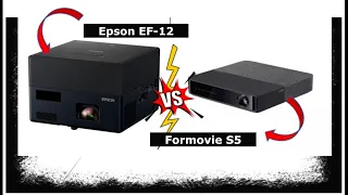 Comparativo de Projetores a Laser Full HD! Epson EF-12 vs Formovie S5. Surpreendente!