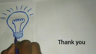 Bulb hand drawing