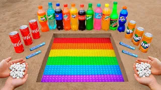 POP IT Logo in the Hole with Orbeez, Coca Cola, Mentos & Popular Sodas