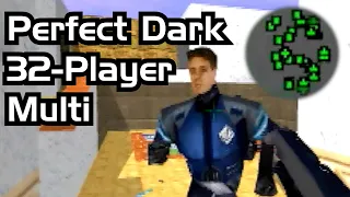 Perfect Dark N64 - 32-Player Multiplayer (Max Bots mod by Ryan Dwyer)