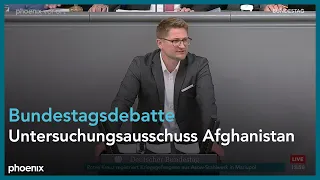 Bundestagsdebatte zum Untersuchungsausschuss "Afghanistan 2001 - 2021" am 19.05.22