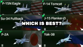 Which tier 2 strike fighter is best (non battlepass) | Cost, damage and armour | Modern warships