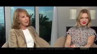 Léa SEYDOUX & Nathalie BAYE: "L' amour de Dolan à Cannes"