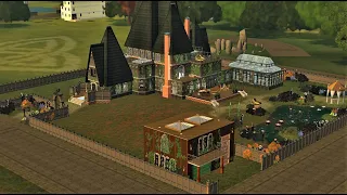 Sims 3   Speed Build, A Little Bit Evil Witch House