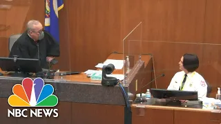 'Do Not Argue With The Court': Chauvin Trial Judge Warns Witness In Tense Exchange | NBC News NOW