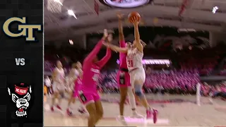 Georgia Tech vs. NC State Women's Basketball Highlight (2021-22)