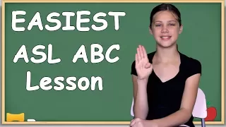 EASIEST way to learn your ASL ABCs | Slowest alphabet lesson