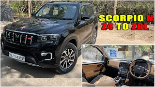 Luxurious Interior And Exterior Modification Z4 to Z8L 🔥 | Mahindra Scorpio N Modification ✅