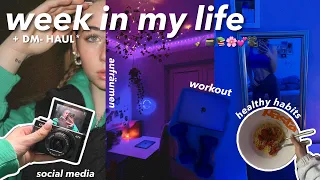 week in my life - vlog 🌸 | aufräumen, Dm- Haul, workout & routine 🫧