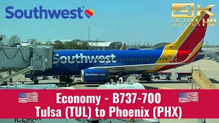 Southwest Airlines | B737-700 | Economy | Tulsa (TUL) To Phoenix (PHX) | Trip Report