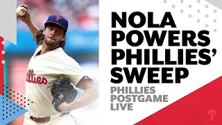 Nola's gem, Castellanos's bomb power Phillies to sweep of Brewers | Phillies Postgame Live