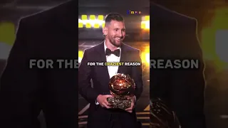 Messi donated his 8th Ballon do'r 😯