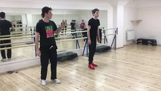 Moris Kvitelashvili and Aleksey Zheleznikov Africa dance