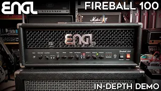 ENGL Fireball 100 in-depth demo! (16 guitars)
