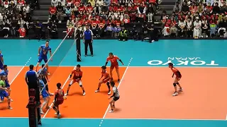 FIVB　パリ五輪予選　ワールドカップバレー2023　10月7日　日本ＶＳスロベニア　戦　石川祐希選手　西田有志選手　関田誠大選手　高橋健太郎選手　高橋藍選手　出場　②