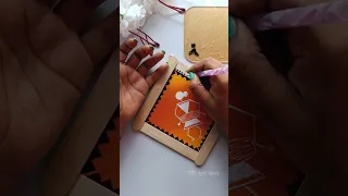 Warli painting #shorts #craft #warlipaintings