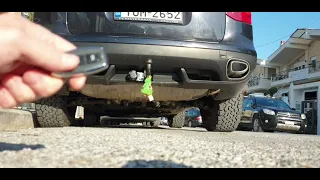 Rear muffler delete with electric valve porsche cayenne 957 3.6 VR6 offroad.