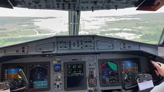 ATR-72-600 approach in to Christchurch Intl New Zealand. 10/11/22