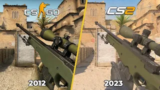 CSGO vs CS2 - Snipers & Shotguns