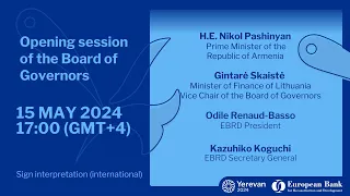 Sign interpretation (International) - Opening session of the Board of Governors