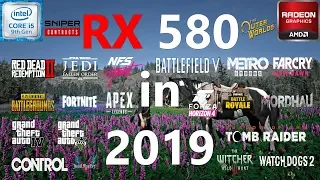 RX 580 Test in 25 Games in 2019
