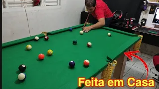 COMO FAZER UMA MESA DE SINUCA