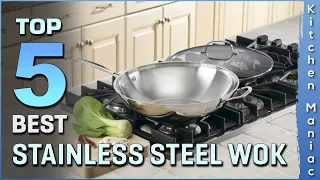 Top 5 Best Stainless Steel Woks Review in 2023 | Buying Guide