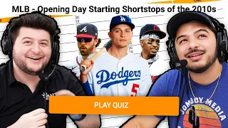 Can we name every Starting Shortstop of the 2010's?