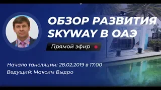 28.02.2019г. Обзор развития Скайвэй а ОАЭ за последние месяцы. (Метки в содержании!!!) М. Выдро