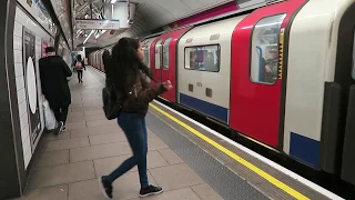 London Underground Victoria Line 2009 Stock Trains At Oxford Circus 13 March 2020