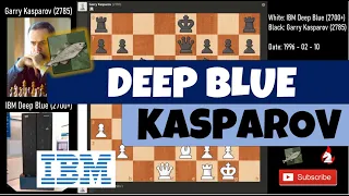 Machine versus man | Deep Blue vs Garry Kasparov analyzed by Stockfish | 1996 match, Game 1