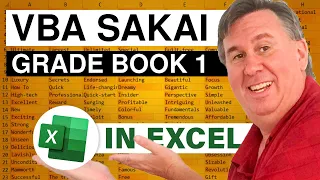 Excel - Sakai Grade Book Macro - Part I of IV: Episode 1541