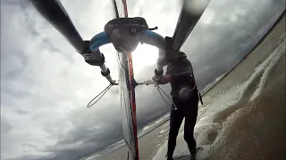 Ballistic windsurf session Fraisthorpe Beach