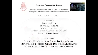 II Congresso Internacional da Academia Paulista de Direito I Abertura