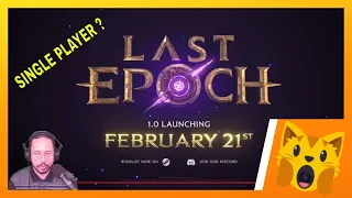 Last Epoch Official Technical Trailer Reaction