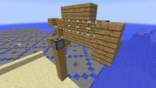 Minecraft Ocean Monument, Part 17: Operating the depth sand-pusher