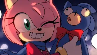 SONIC SURPRISES AMY!?【Sonic Comic Dub】