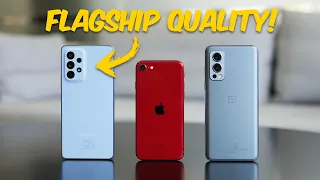 Galaxy A53 vs iPhone SE (2022) vs OnePlus Nord 2! Camera Comparison Test! | VERSUS